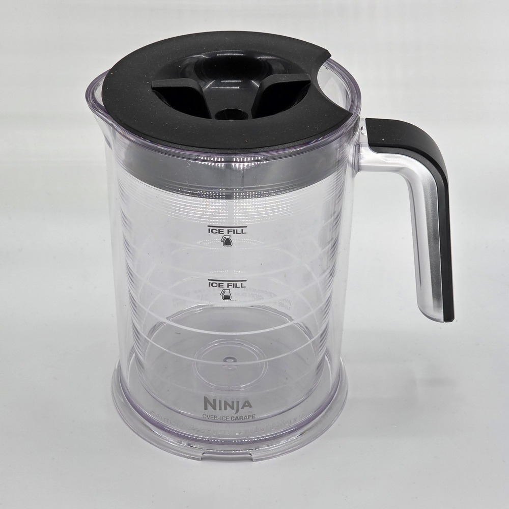 NINJA Coffee Bar Over Ice Carafe Lid Cold Brew Tea 50oz Replacement Pitcher